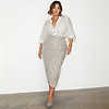 Sequin Maxi Wrap Jaspre Skirt