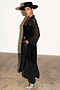 Black Sequin Lila Shirt Dress