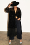 Black Sequin Lila Shirt Dress