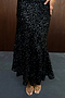 Black Sequin Mya Dress