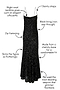 Black Sequin Mya Dress