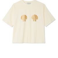 Thumbnail for Gold Shell Boob T-Shirt