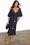 Black Palm Camilla Wrap Dress