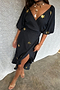 Black Palm Camilla Wrap Dress
