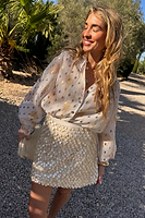 Thumbnail for Shell Mini Wrap Skirt