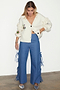 Denim Tie Side Trousers
