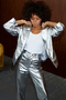 Silver Vegan Leather blazer