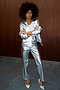 Silver Vegan Leather blazer