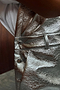 Silver Pinafore Dress