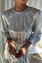 Silver Plisse Marnie Dress