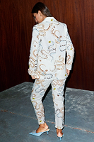 Thumbnail for caption_Model wears Snake Dynasty Blazer  in UK size 10/ US 6