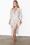 Cotton Linen Snake Jaspre Wrap Skirt