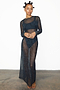 Snake Mesh Skirt