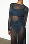 Snake Mesh Skirt