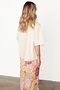 Cream Abstract Snake T-shirt