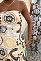 Cream Mosaic Plate Sol Bandeau Top