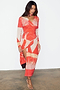 Reversible Sundial Wrap Dress