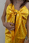 Sunshine Mason Tie Front Top