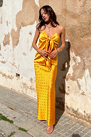 Thumbnail for Model wearing Sunshine Maxi Dorris Skirt 