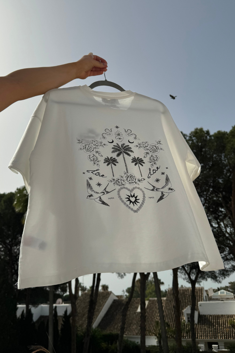 White Tattoo T-Shirt