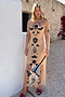 Embellished Mesh Tattoo Dress