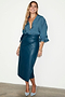 Teal Vegan Leather Jaspre Skirt