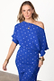 Blue Tilly Plisse Dress