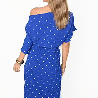 Thumbnail for Blue Tilly Plisse Dress