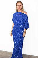 Thumbnail for Blue Tilly Plisse Dress