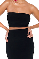 Thumbnail for Model wearing Black Boob Tube standing facing the camera