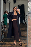 Thumbnail for Model wearing Brown Boob Tube standing facing the camera