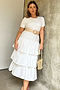 White Carrie Dress - Curve