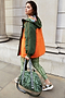 Khaki and Orange NFD Windbreaker
