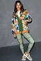 Khaki and Orange NFD Windbreaker