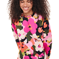 Thumbnail for Model wearing Winter Blossom Beau Dress standing facing the camera