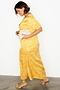 Yellow Mosaic May Dress