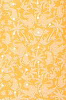 Thumbnail for Yellow Cotton Linen Mosaic Jaspre Skirt