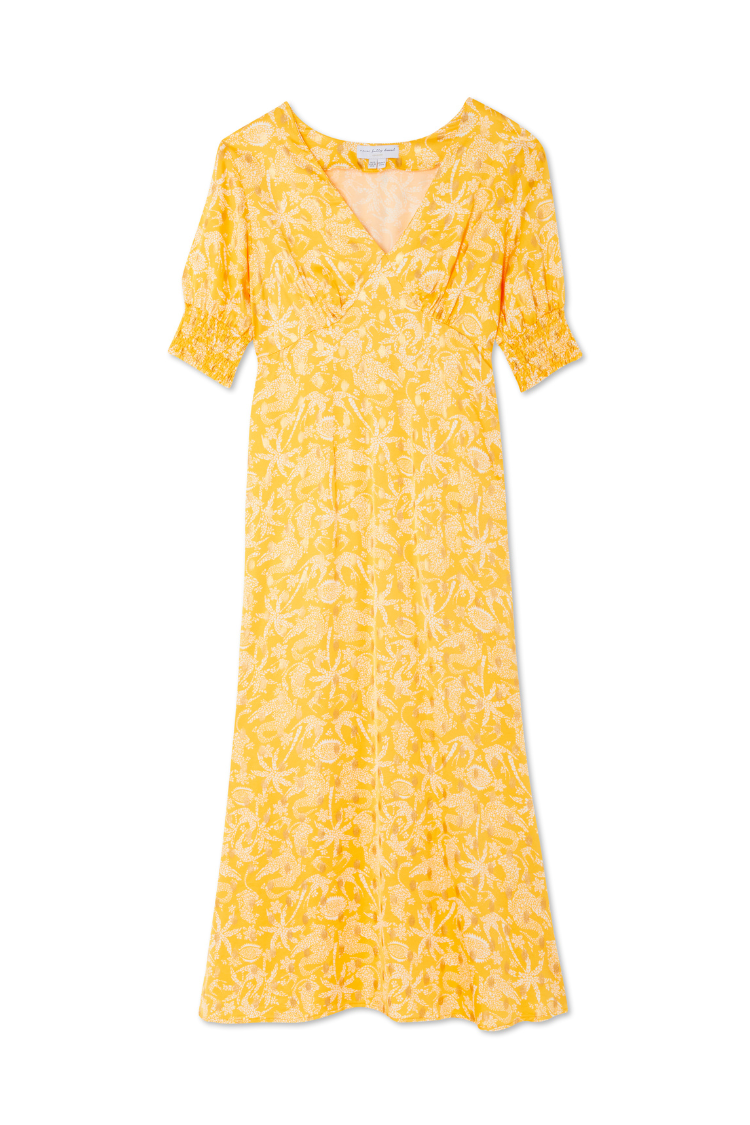 Yellow Mosaic May Dress