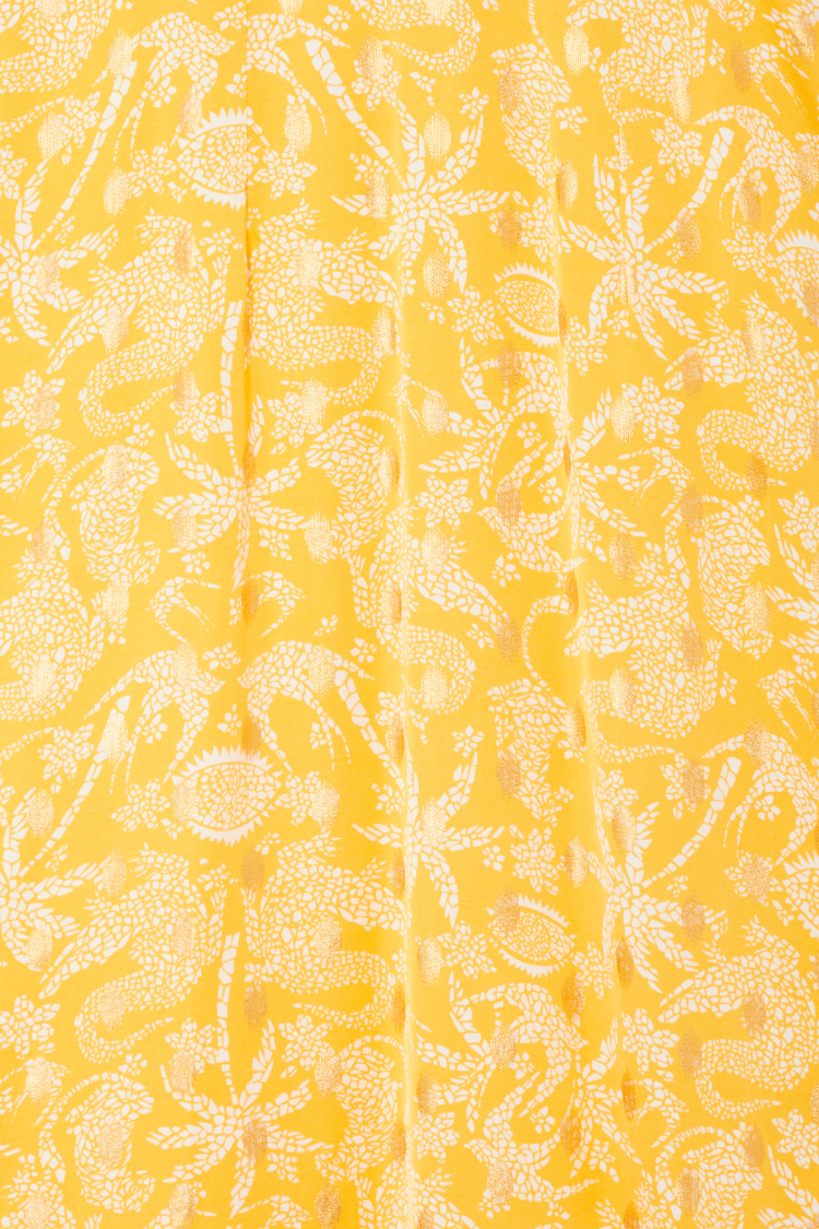Yellow Mosaic May Dress