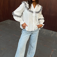 Thumbnail for Embellished Denim City Mules