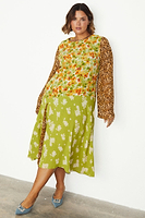 Thumbnail for Floral And Leopard Blair Dress (SC)
