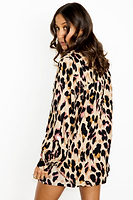 Thumbnail for Cotton Linen Leopard Gabbie Shirt