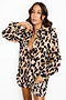 Cotton Linen Leopard Gabbie Shirt