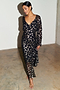 Black Star Jacquard Isabella Dress Petite