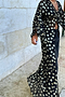 Black Star Jacquard Isabella Dress Petite