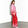 Red And Pink Arden Trouser