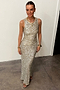 Silver Sequin Tank Top