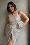 Silver Sequin Tank Top