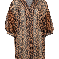 Thumbnail for Oversized Chiffon Lucia Shirt - Curve