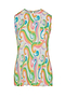 Pastel Groove Plisse Top